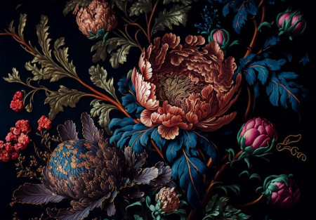 Extraordinary Flowers Wall Mural - 14671