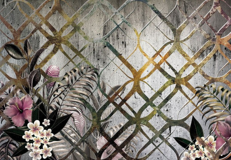 Floral art photowall - 13584