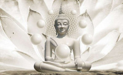 Buddha with pearls wall mural - 3179