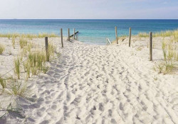 Footsteps in the sand wallpaper - 10387