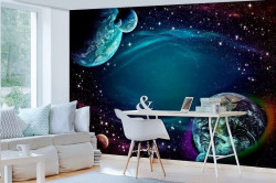 Planets and stars sci-fi image - 12918