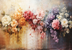 Colourful composition of flowers Wall Mural - 14873