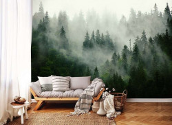 Misty forest wallpaper - 13026