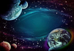 Planets and stars sci-fi image - 12918