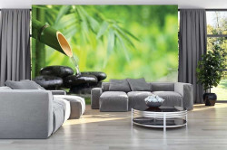 Zen wall decal. relaxing photowall -11407