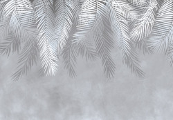 Abstract wallpaper with palm leaves - 14006