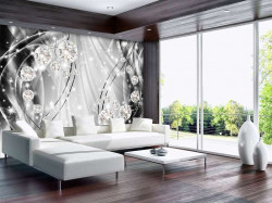 Art wall paper with contrasting colors - 10406