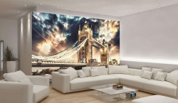 London bridge in the evening wall mural - 846