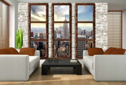 Window wall mural of New York - 2832