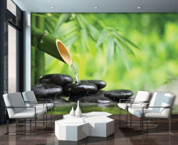 Zen wall decal. relaxing photowall -11407