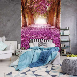 Blossomed cherry tree path - 10236A