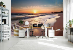 Charming sunrise on the beach Wall Mural - 14770