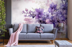 Violets Wall Mural - 14736