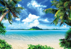 Nature, seashore, ocean and the vast sky Wall Mural - 14604