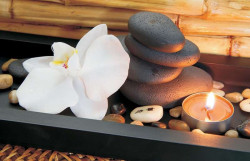 Zen themed wall mural, relaxing image -10188