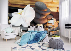 Zen themed wall mural, relaxing image -10188