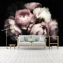 Dark theme flower photowall - 13299