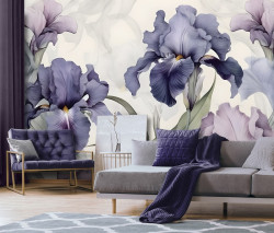 Beautiful irises Wall Mural - 14755