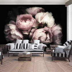 Dark theme flower photowall - 13299