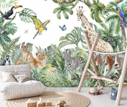 Jungle animals Wall Mural - 14522