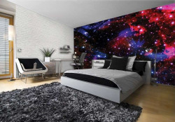 Stars in Cosmos dark wall mural - 2515