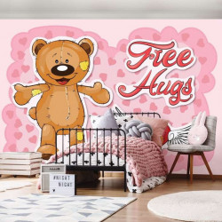 Free hugs text wallpaper for children - 12802