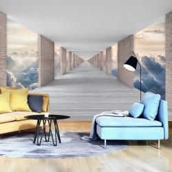 Wall mural Hallway above the skies, clouds and earth - 13659