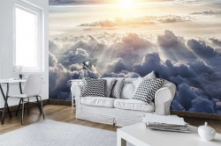 Above the clouds living room wallpaper - 10109