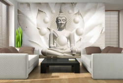Buddha with pearls wall mural - 3179