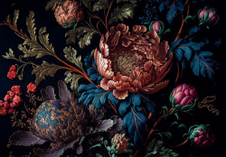 Extraordinary Flowers Wall Mural - 14671