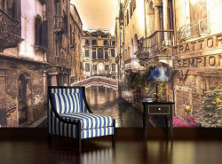 Gondola in Venice art wall mural - 1730