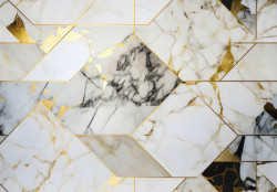 Marble with gold accents Wall Mural - 14658