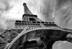Wide angle photo image of Eiffel tower - 221