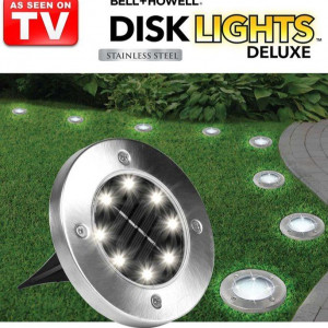 Градинска Led соларна лампа Disk Light