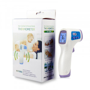 КОМПЛЕКТ Инфрачервен безконтактен термометър + Пулсоксиметър+Дигитален LED апарат за измерване на кръвно