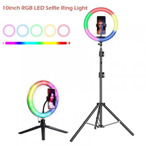 Led трипод Selfie Ring Multicolor 10 инча