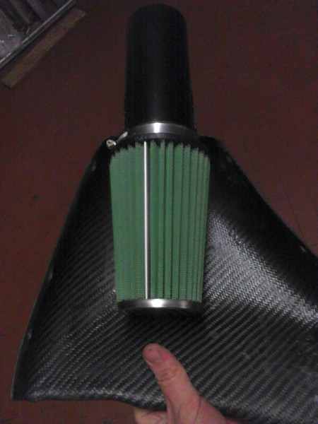 Ricambio filtro aria conico GREEN FILTER per aspirazione Saxo Cup immagini