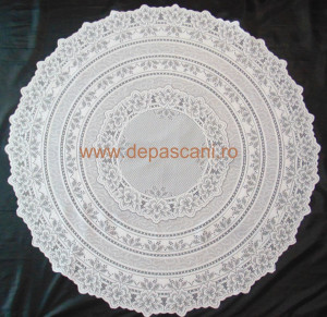 Fata de masa rotunda, 130 cm, model 821343
