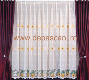 Perdea, model 051291, crem, H 2.40