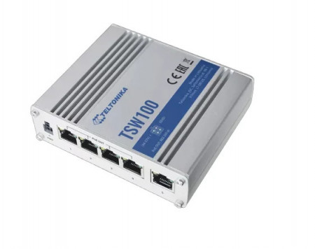 TELTONIKA TSW100 INDUSTRIAL UNMANAGED POE+ SWITCH