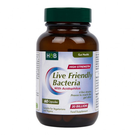 Holland Barrett Live Friendly Bacteria 20 Billion 60 Capsules