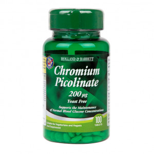 Crom picolinat 200 mcg 100 comprimate