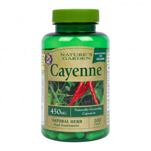 Cayenne Piper 450mg. 100 capsule