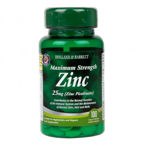 Zinc Picolinat 25 mg 100 comprimate