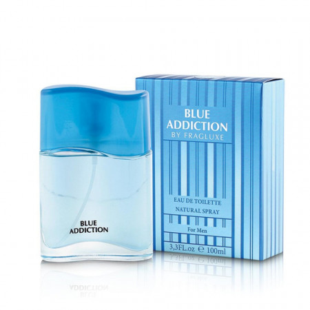 Fragluxe Blue Addiction for Men Apa de Toaleta, 100 ml