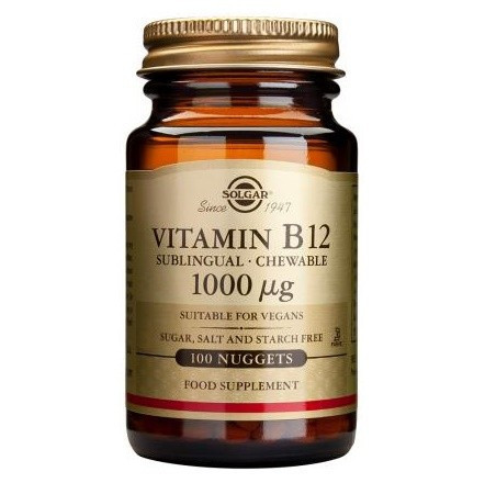 Vitamina B12 1000 mcg (Cobalamina) Solgar 100 tablete