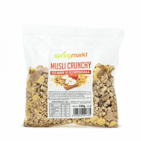 Crunchy musli ( cu scortisoara si mere) SpringMarkt 350 g- SpringMarkt