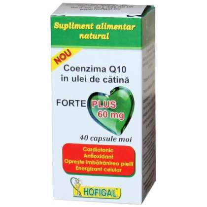 Coenzima Q10 Forte Plus 60 mg Hofigal 40 capsule