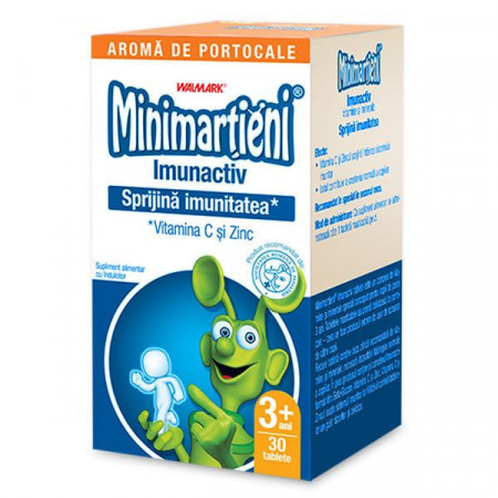 Minimartieni Imunactiv cu aroma de portocala Walmark