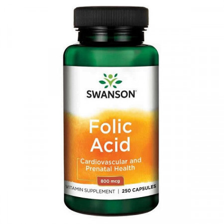 Acid Folic 800 mcg Swanson 250 capsule
